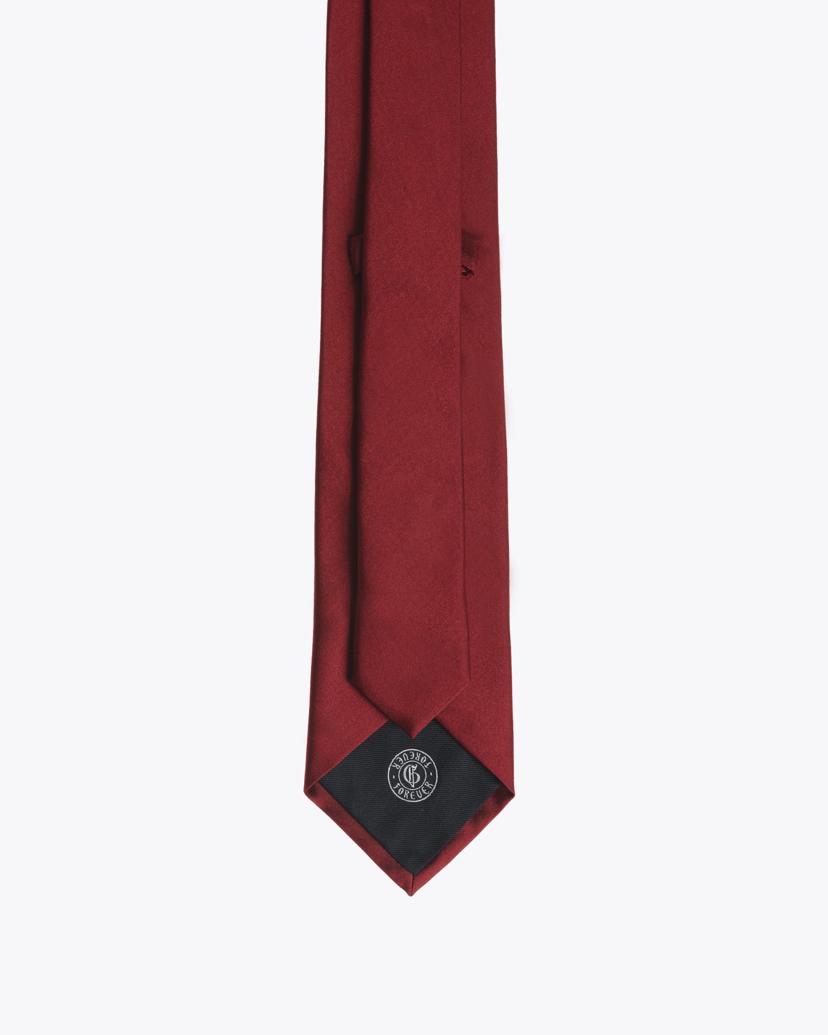 英雄丝质红色领带 