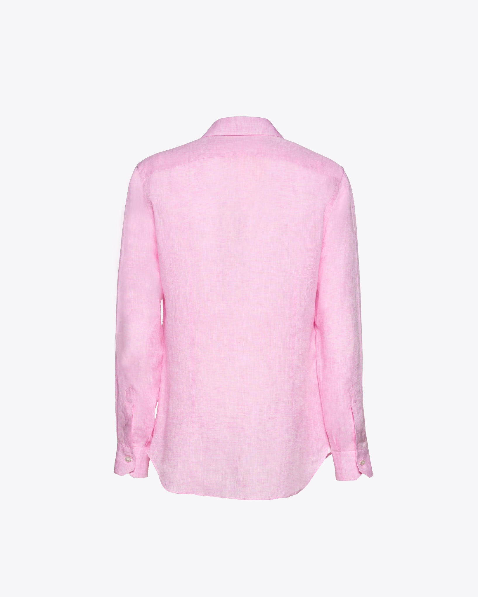 Pink Linen Shirt with Snow Logo