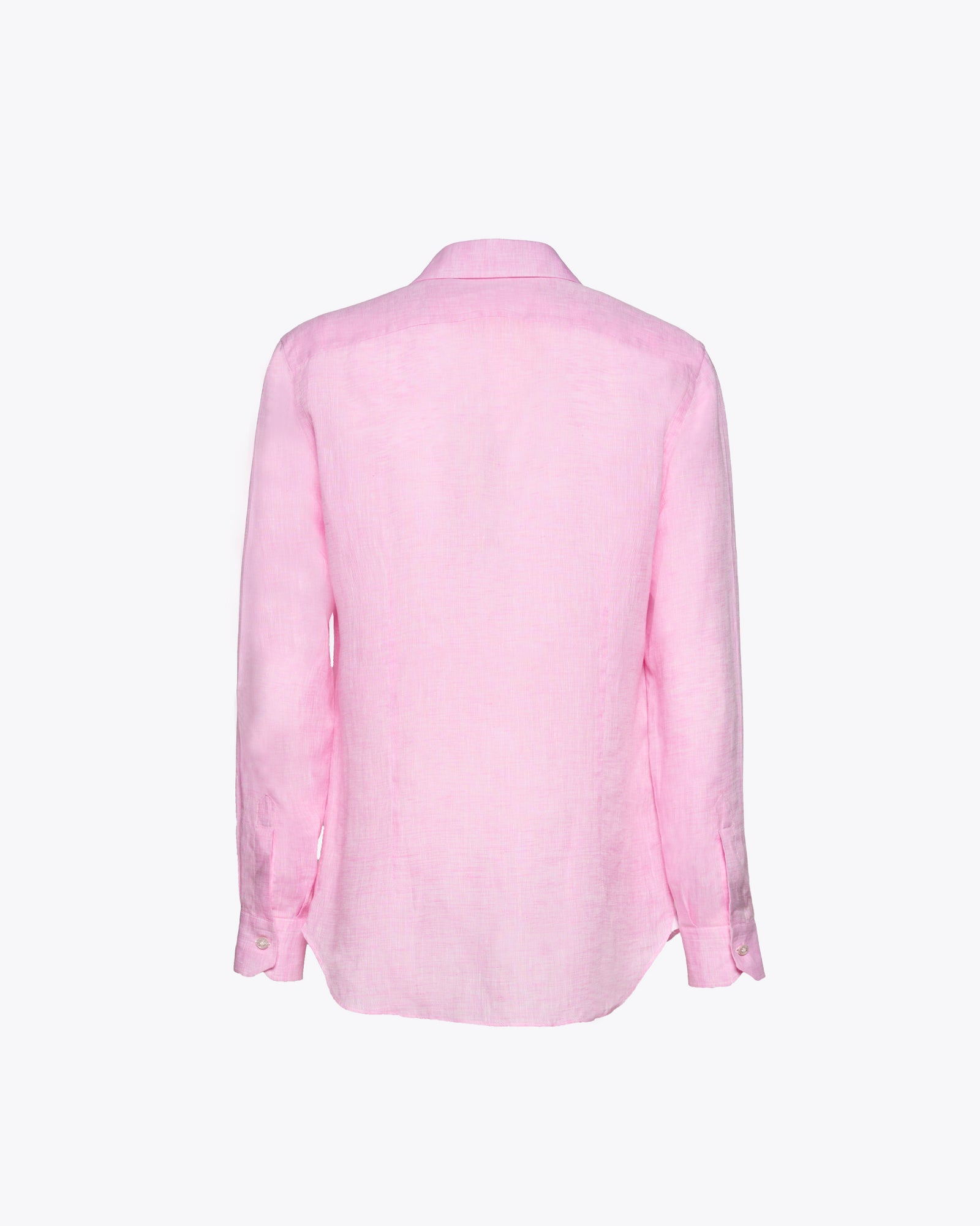 Pink Linen Shirt with Snow Logo