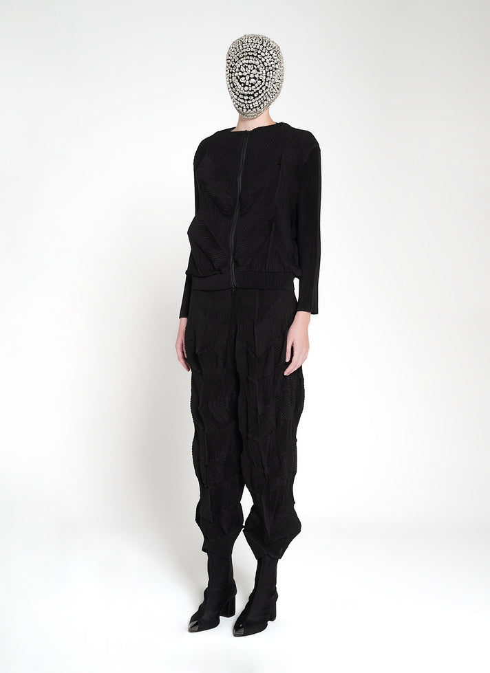 EvoFlow Black Elastic Waist Pants