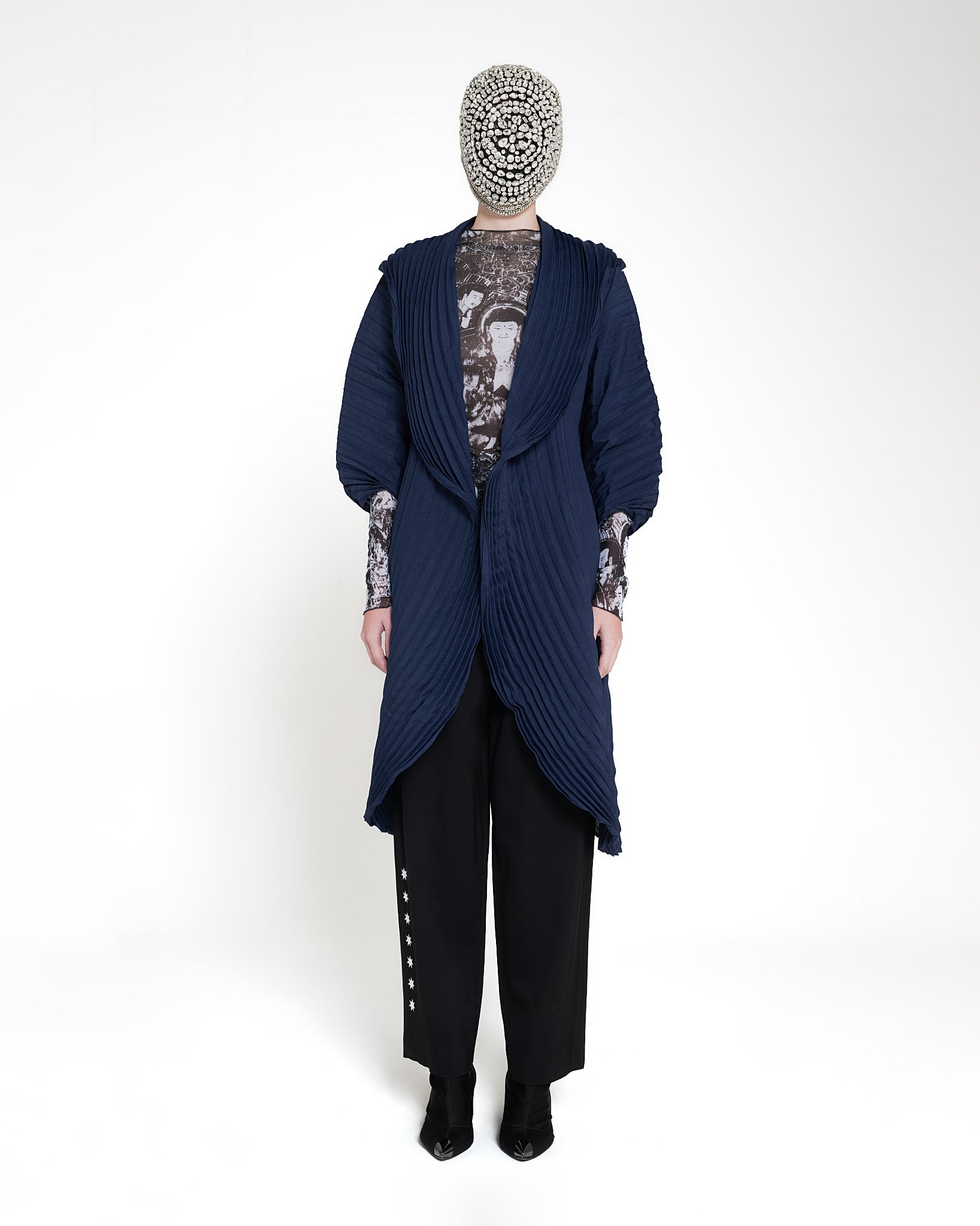 EvoFlow 蓝色长外套 