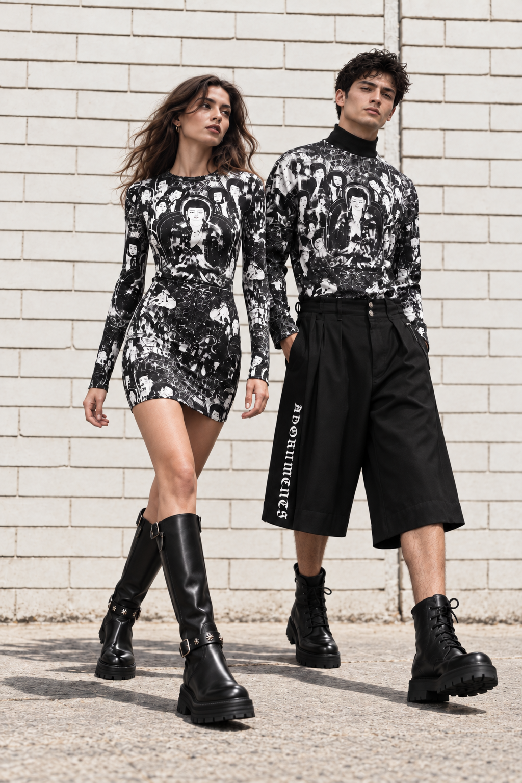 Black pant skirt