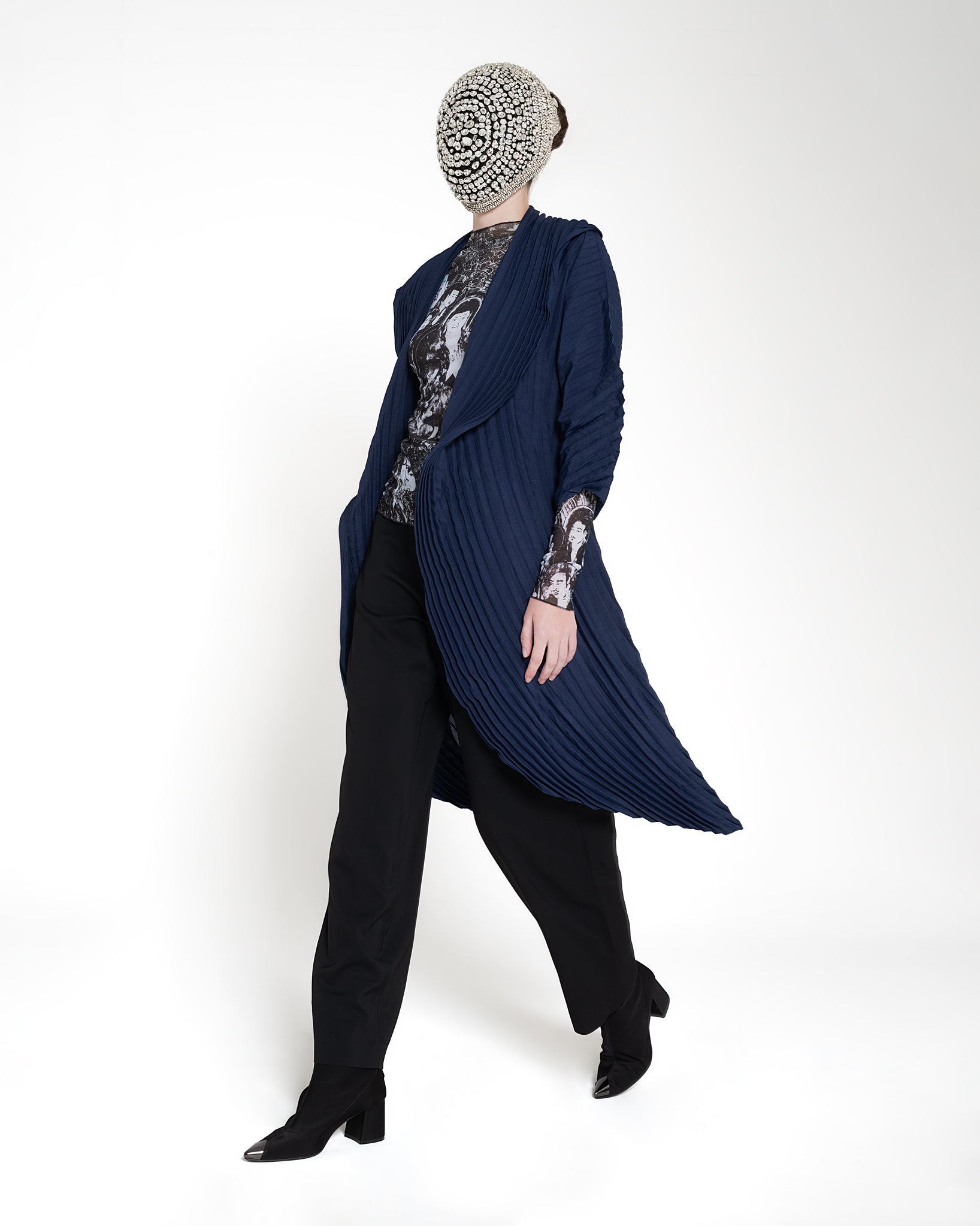 EvoFlow 蓝色长外套 