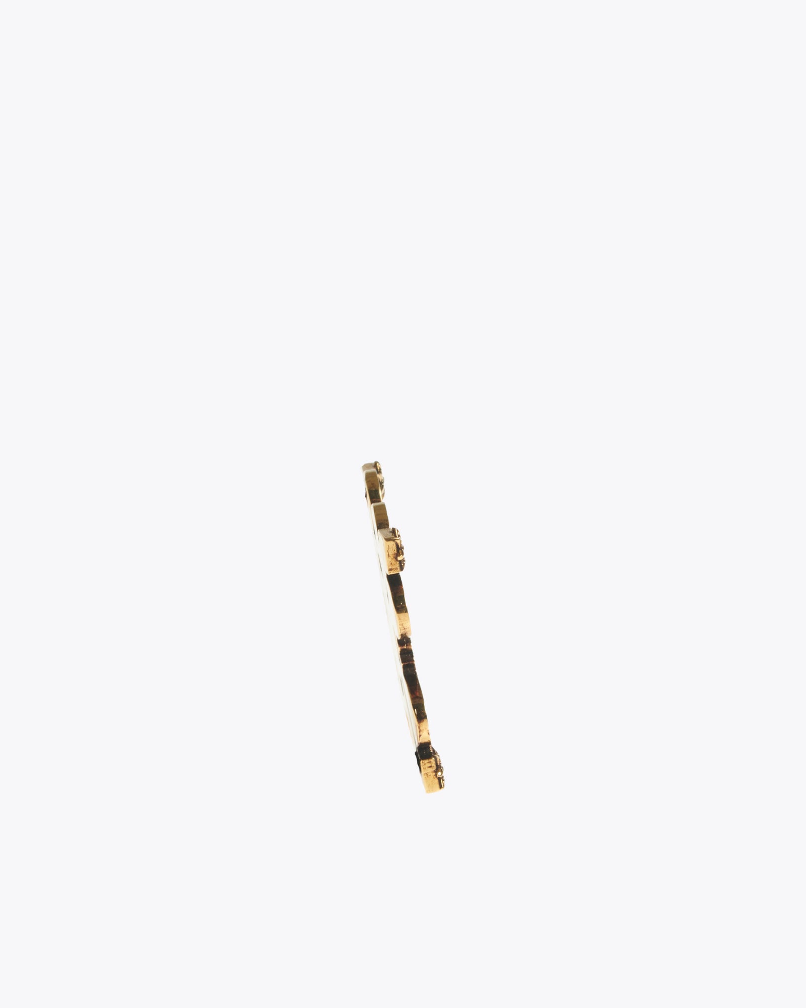 Signature Brooch in Antique Gold
