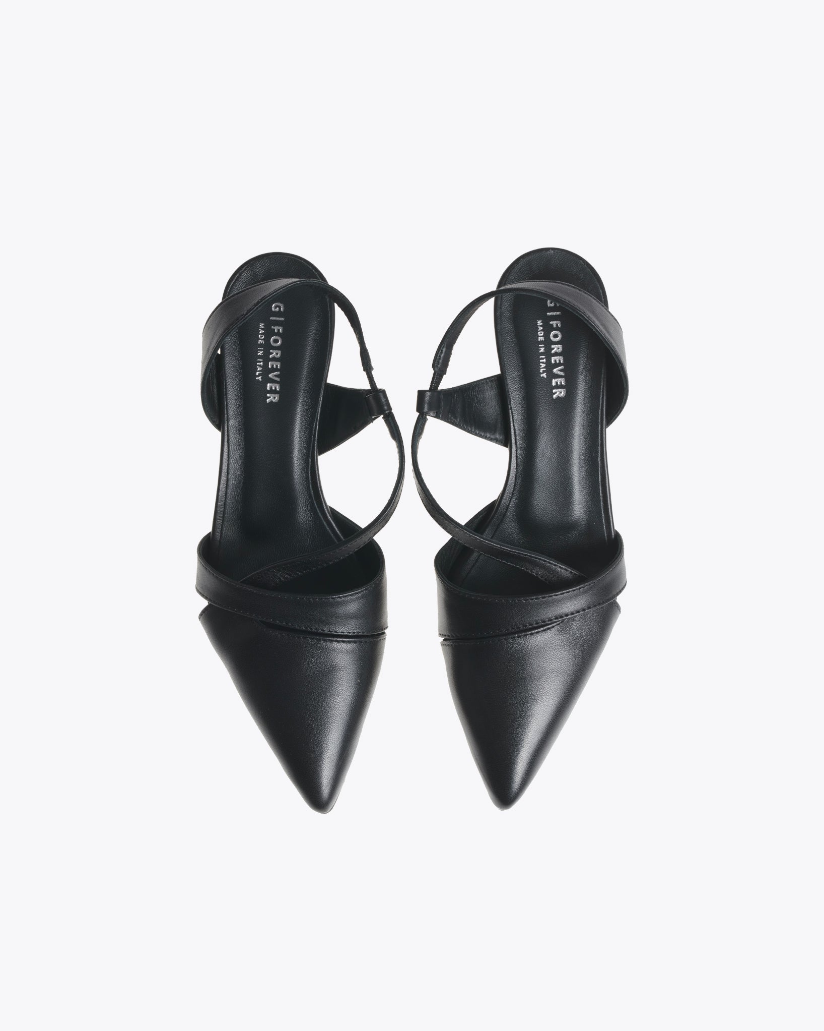 The Black Leather Visionary Sandals