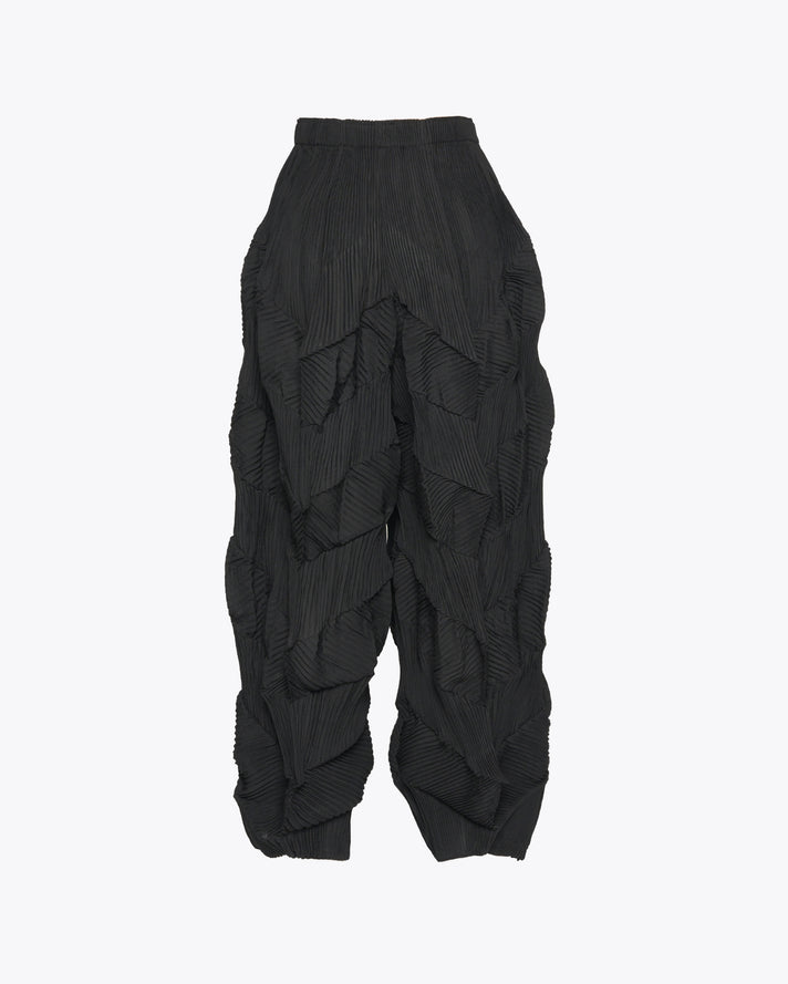 EvoFlow Black Elastic Waist Pants