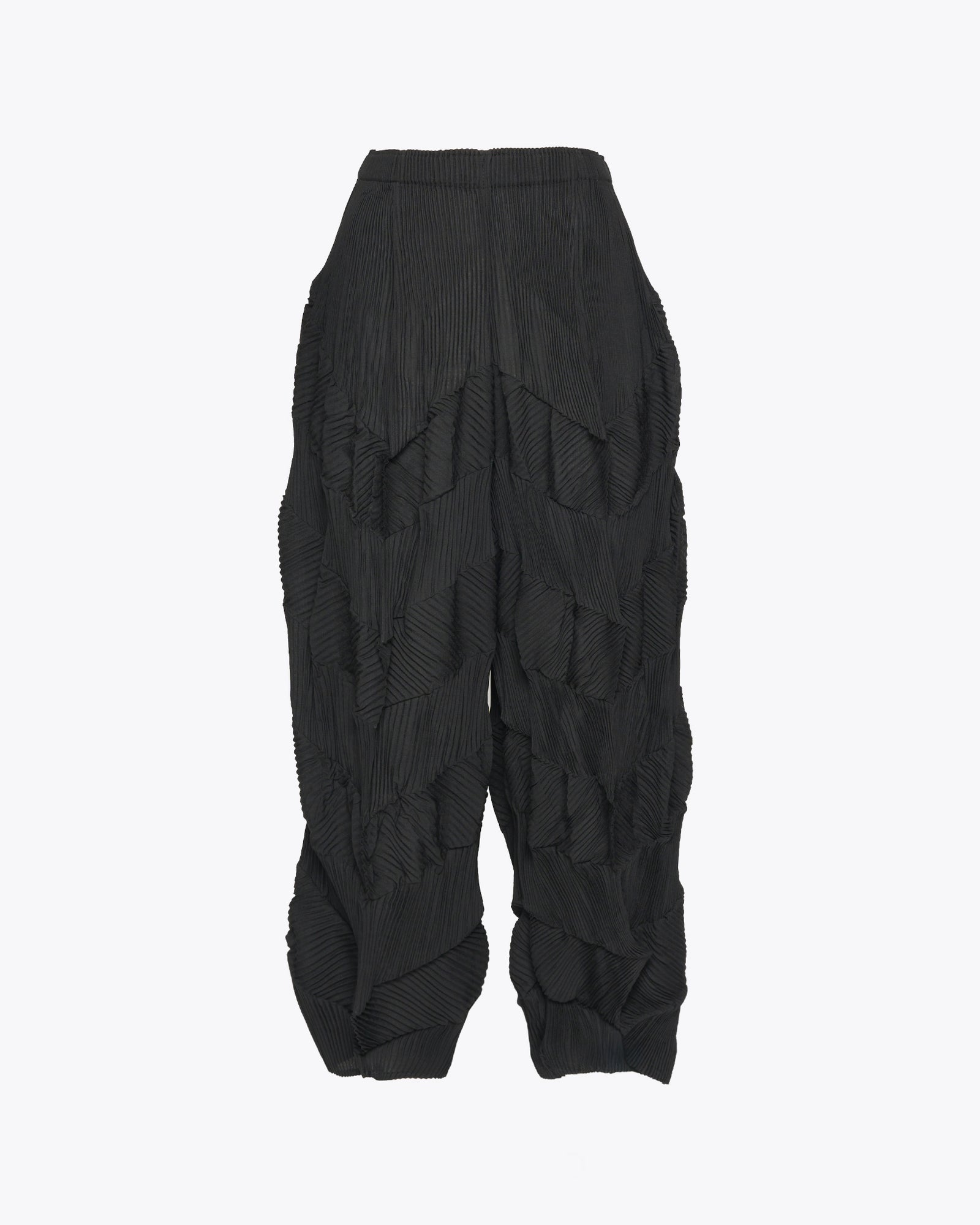 EvoFlow 黑色松紧腰长裤