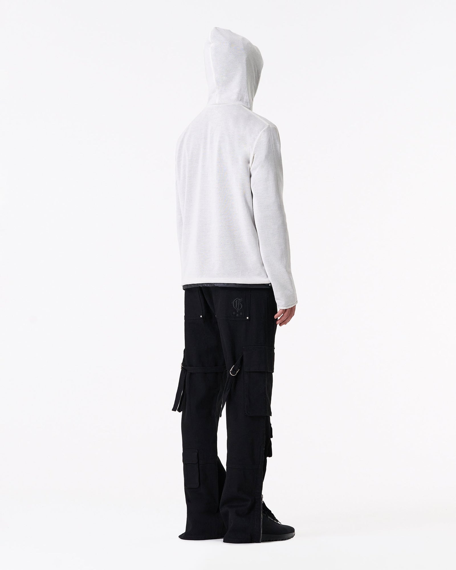White reversible rain jacket