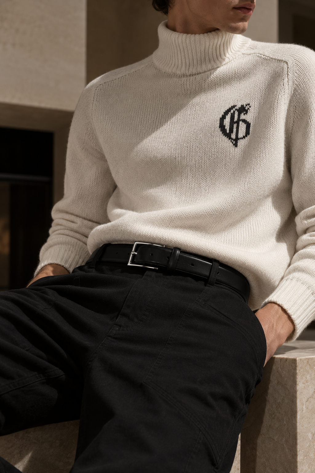 Black Heroes Leather belt