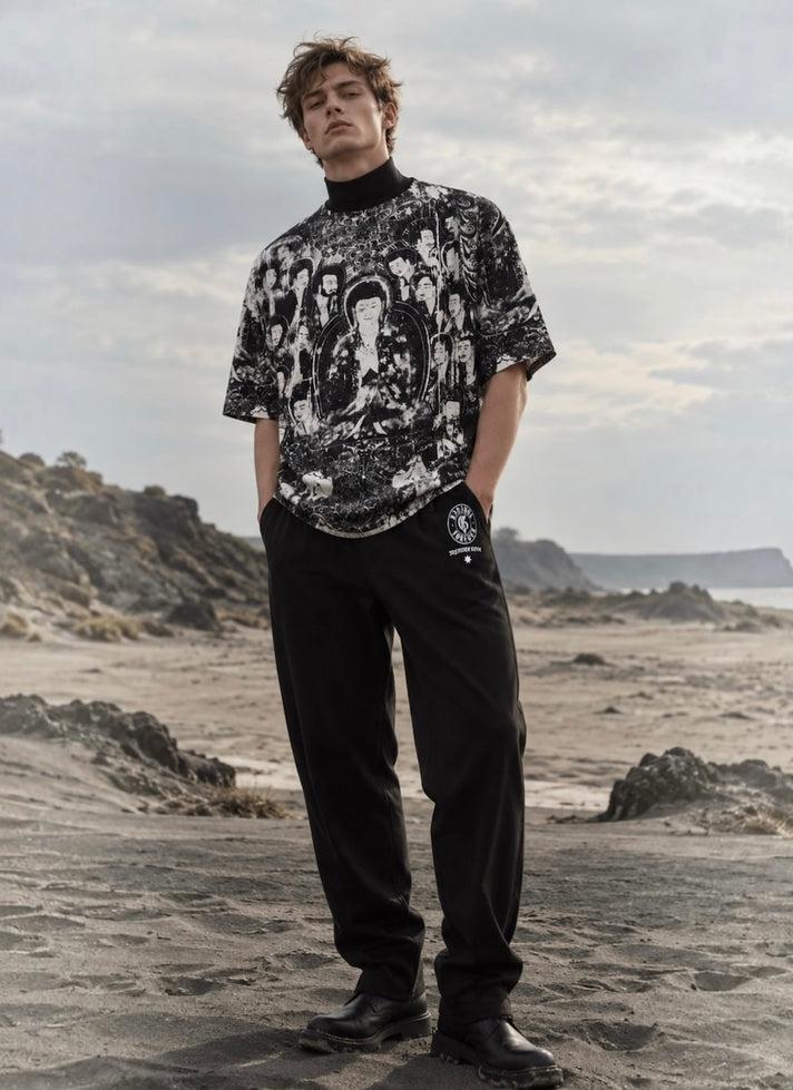 Buddha turtleneck t-shirt