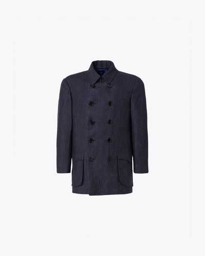 Dark blue cashmere jacket