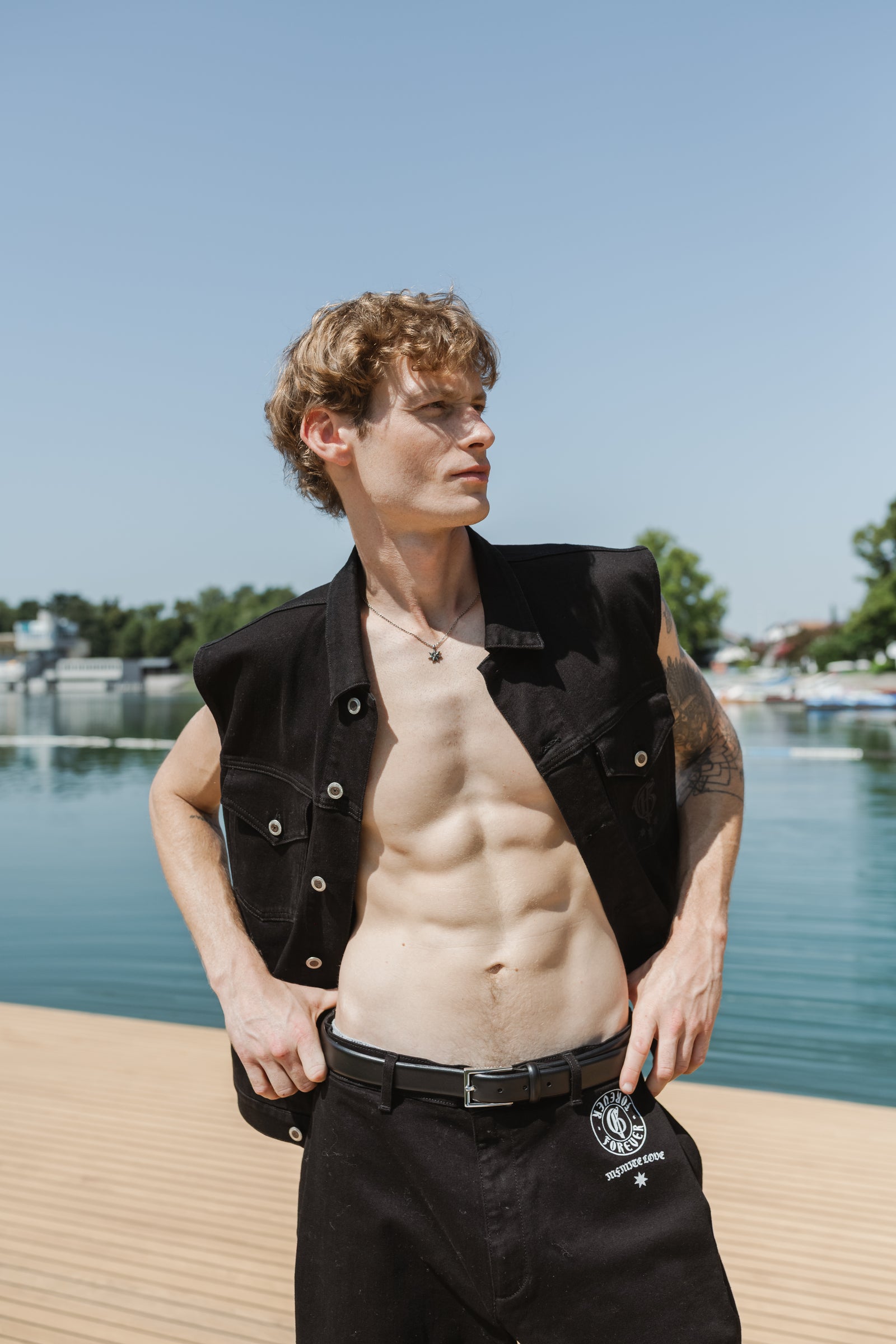 Unisex Archive Star Silver Necklace