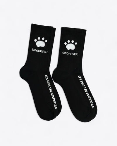 Duo Snow Black Socks