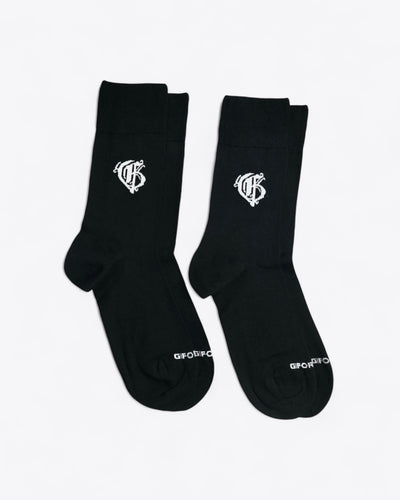 Duo Archive Black Cashmere Silk Socks