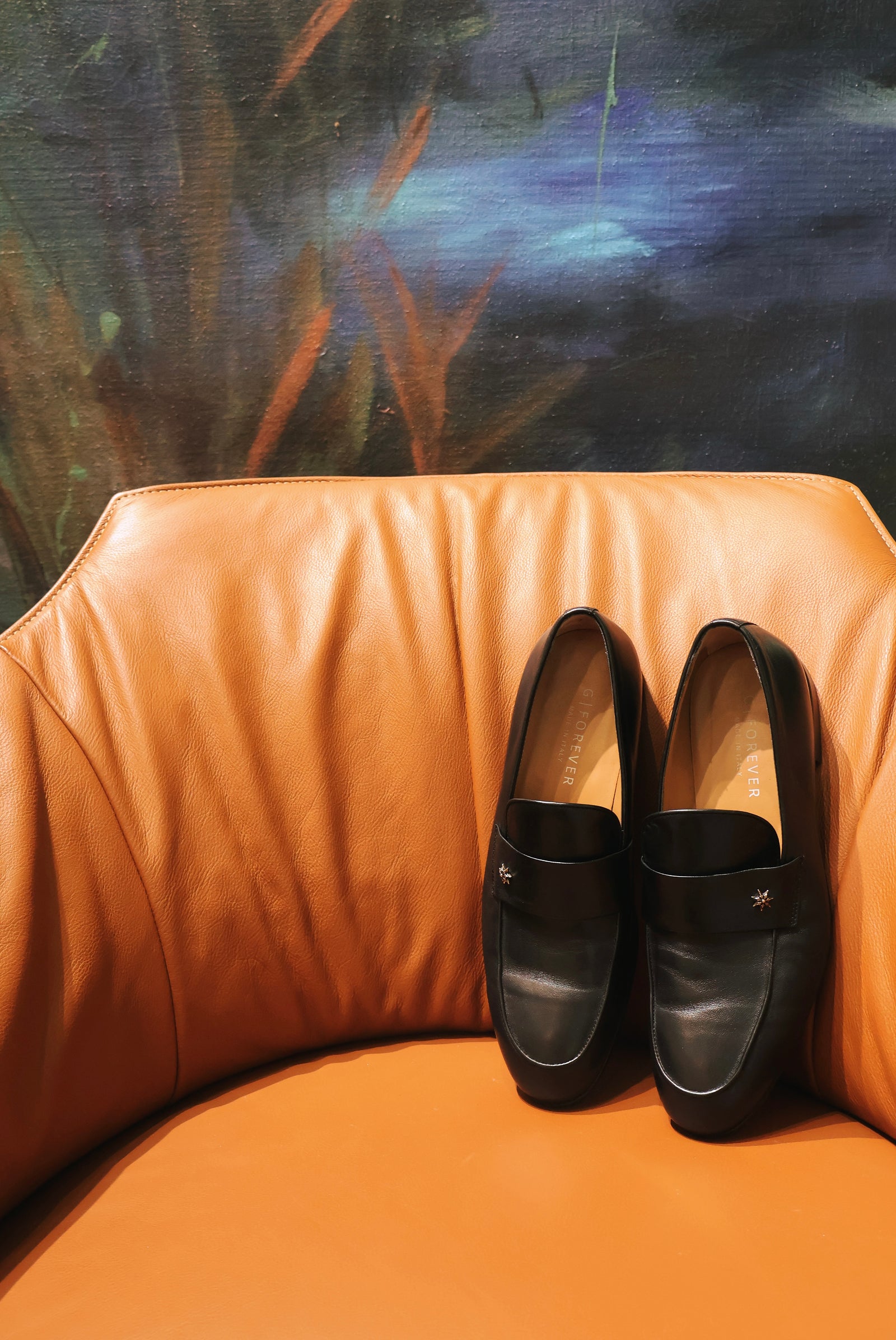 指挥官黑色乐福鞋 