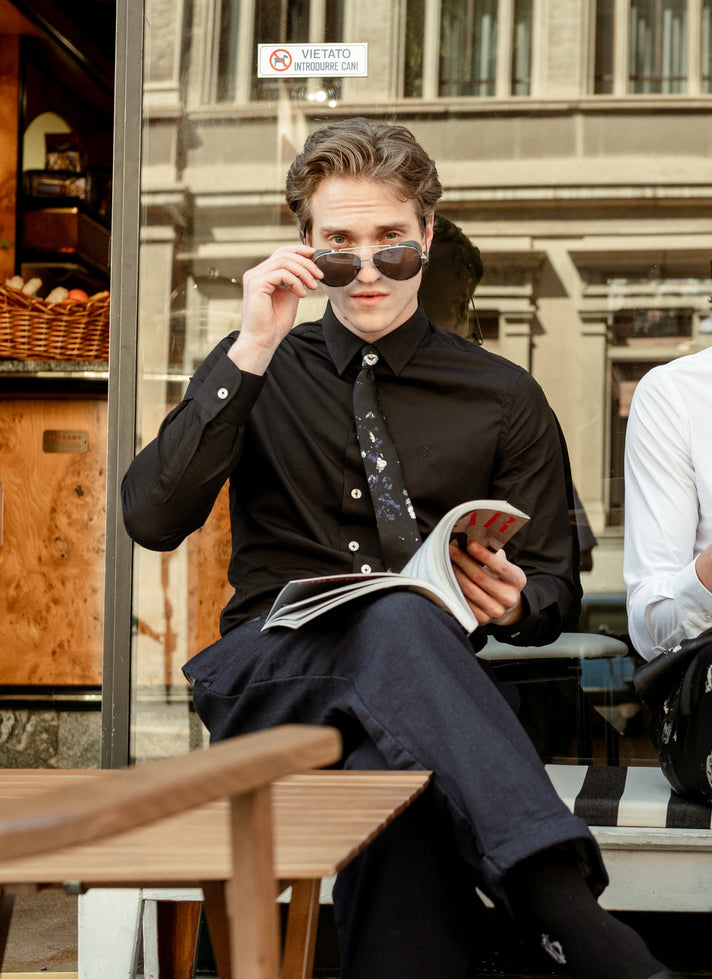 Heroes Black Shirt with G Logo