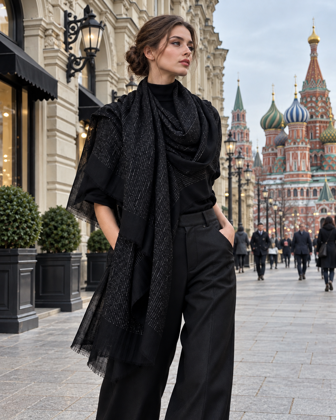 Iconic Pure Cashmere Wrap Scarf