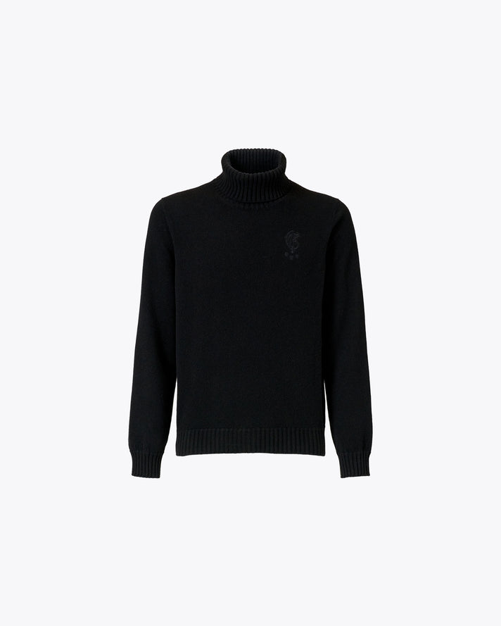 Black cashmere sweater