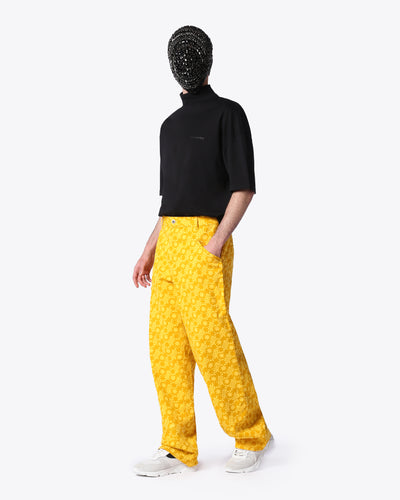 ARCHIVE YELLOW DENIM LARGE PANTS