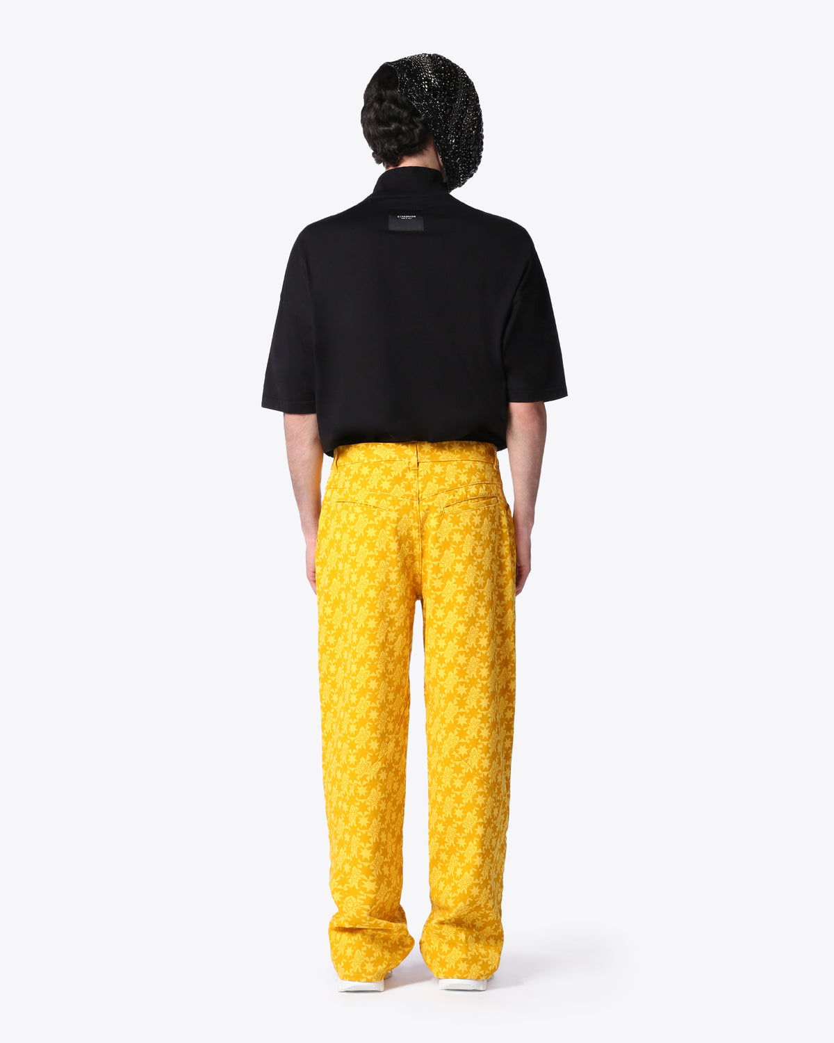 ARCHIVE YELLOW DENIM LARGE PANTS - G|Forever