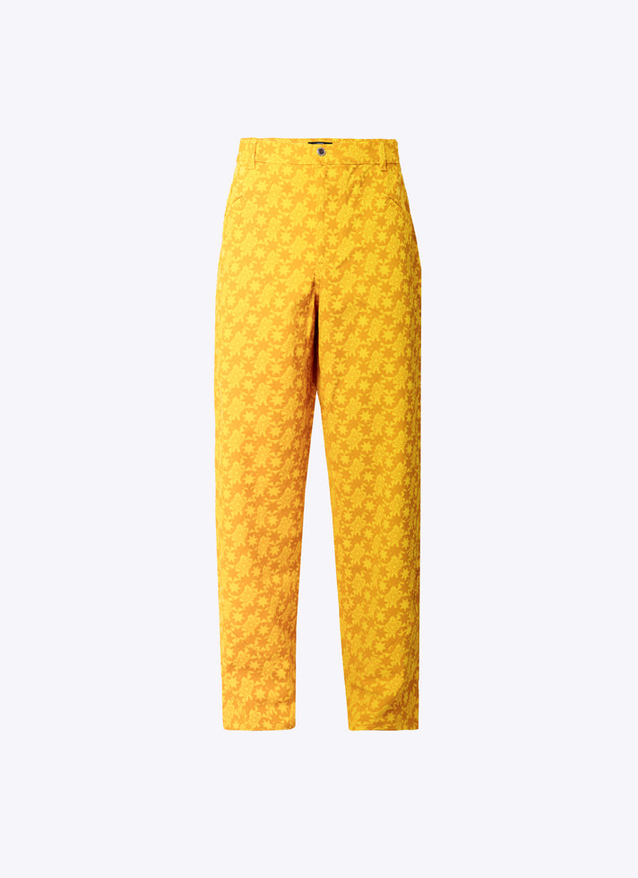 ARCHIVE YELLOW DENIM LARGE PANTS - G|Forever