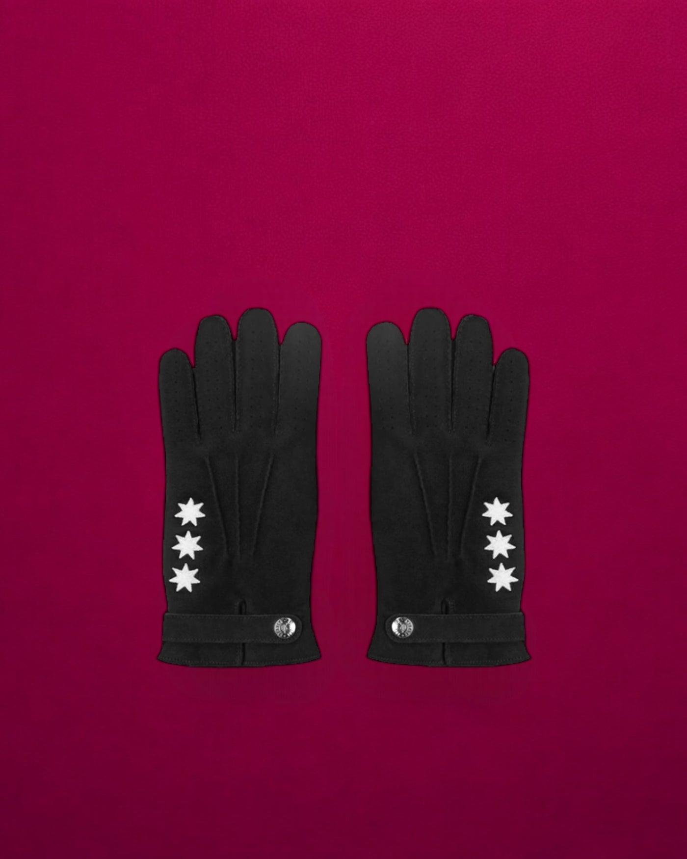 BLACK SHEARLING GLOVES