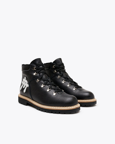 Deer Leather Boot Black