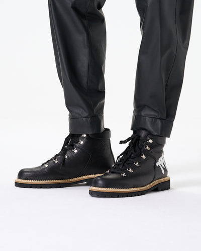 Deer Leather Boot Black