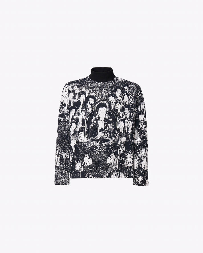 Buddha turtleneck, long sleeved t-shirt