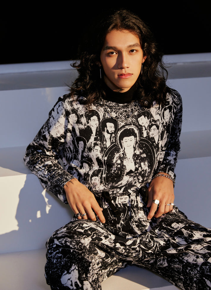 Buddha turtleneck, long sleeved t-shirt - G|Forever