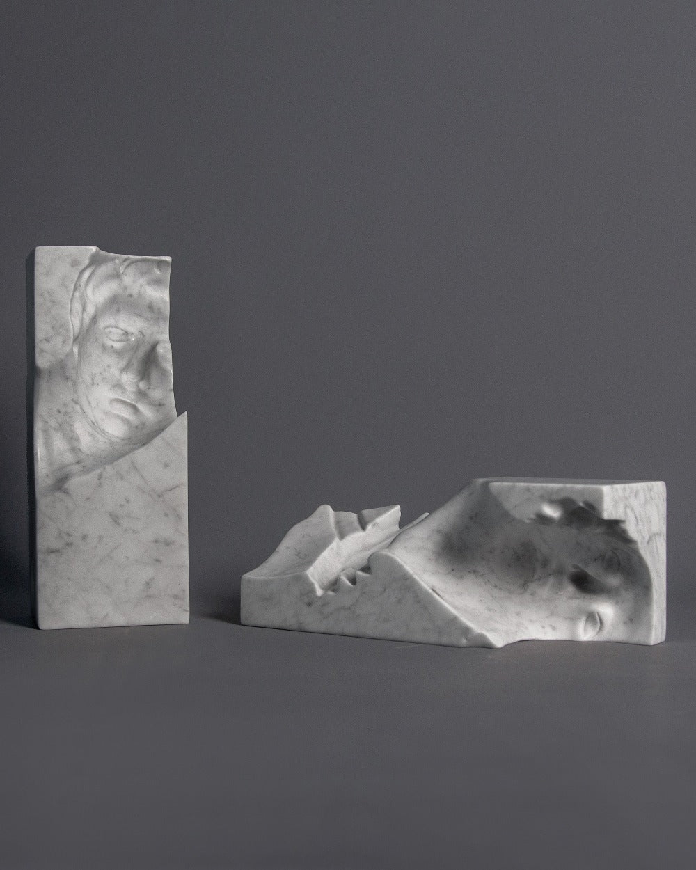 HE + SHE (CARRARA MARBLE)