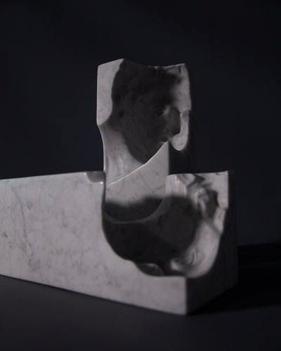 HE + SHE (CARRARA MARBLE)