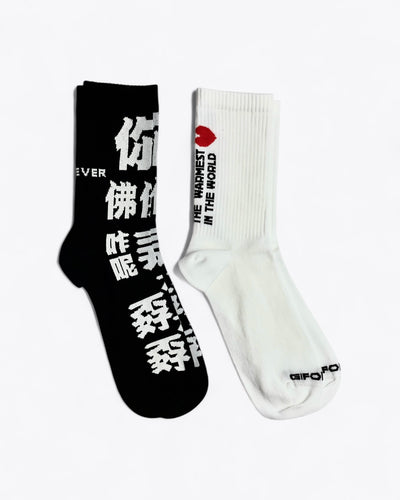 Duo B&W Heroes Socks