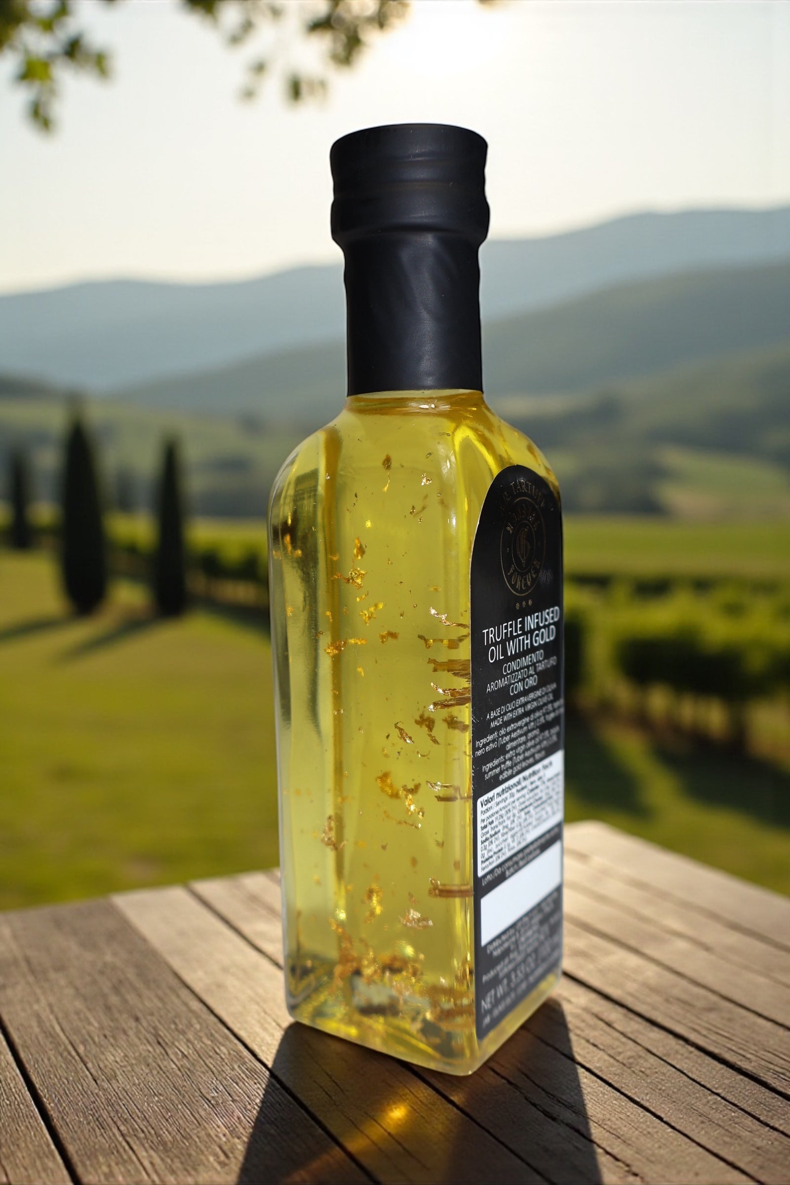 Truffle Gold Duo Box: Olive Oil & Black Salt