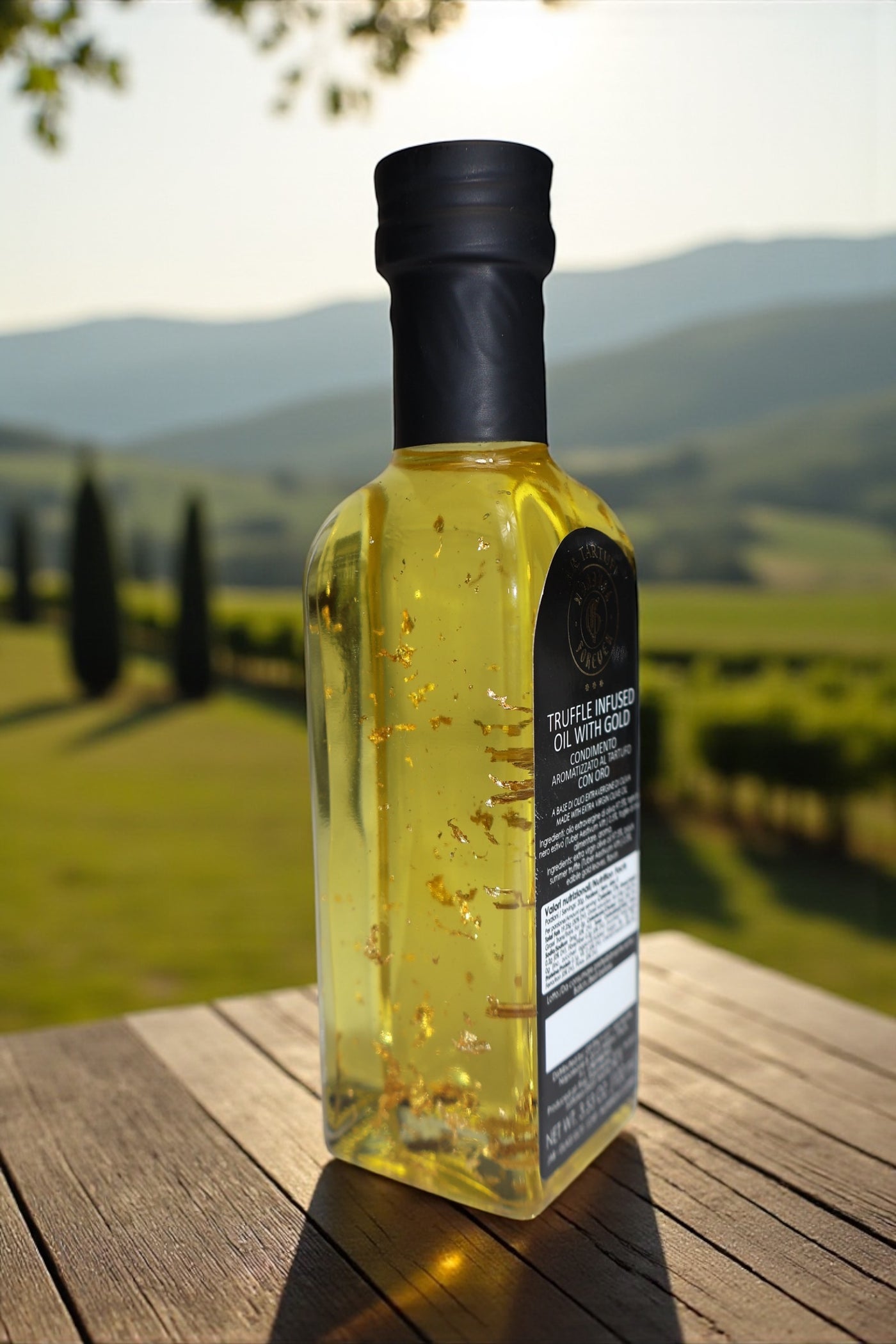 Truffle Gold Duo Box: Olive Oil & Black Salt