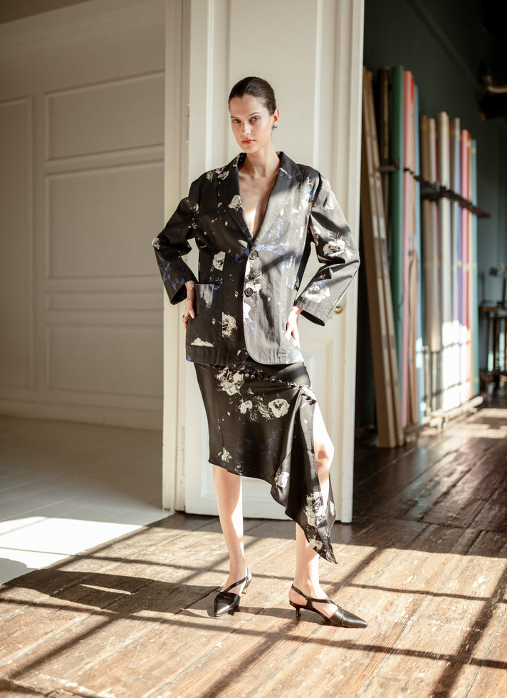 The Black Leather Visionary Sandals