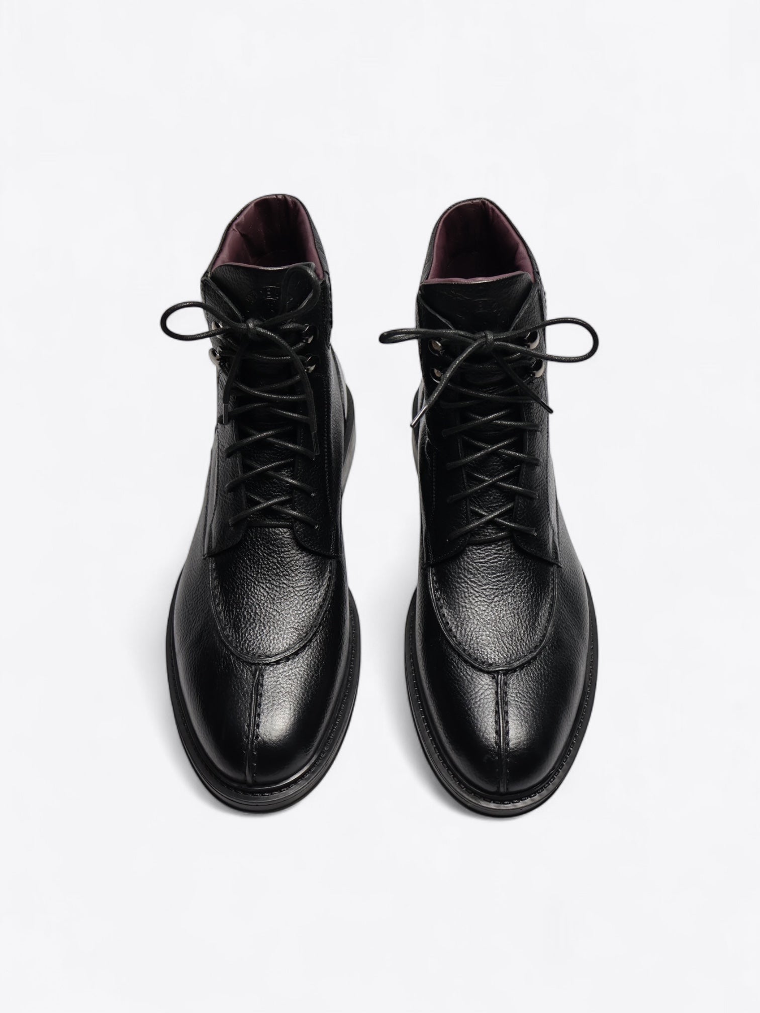 Robin 黑色小牛皮短靴 