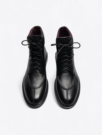 The Robin Black Calfskin Boots