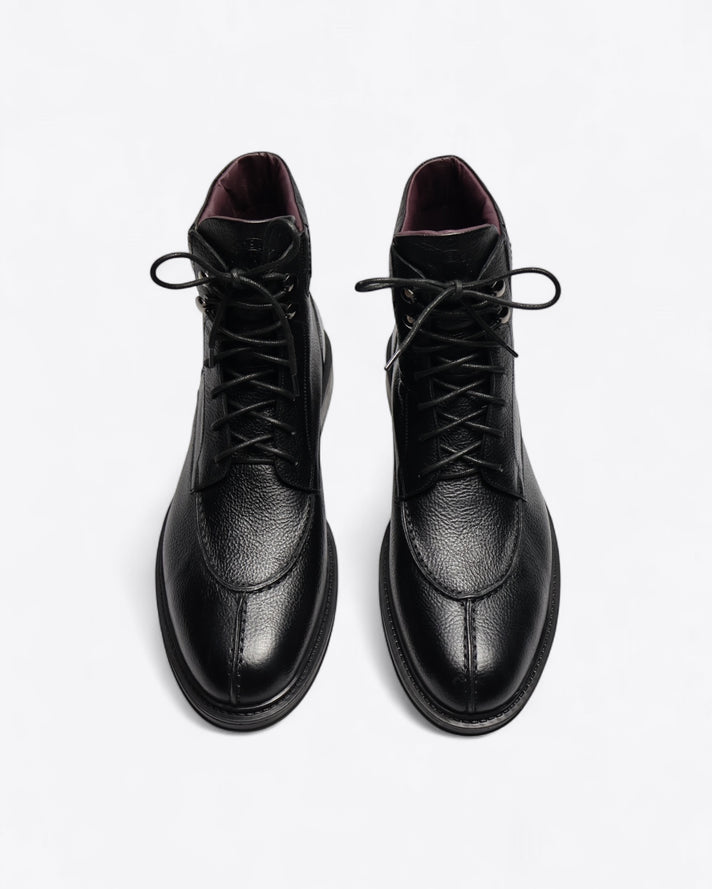 The Robin Black Calfskin Boots