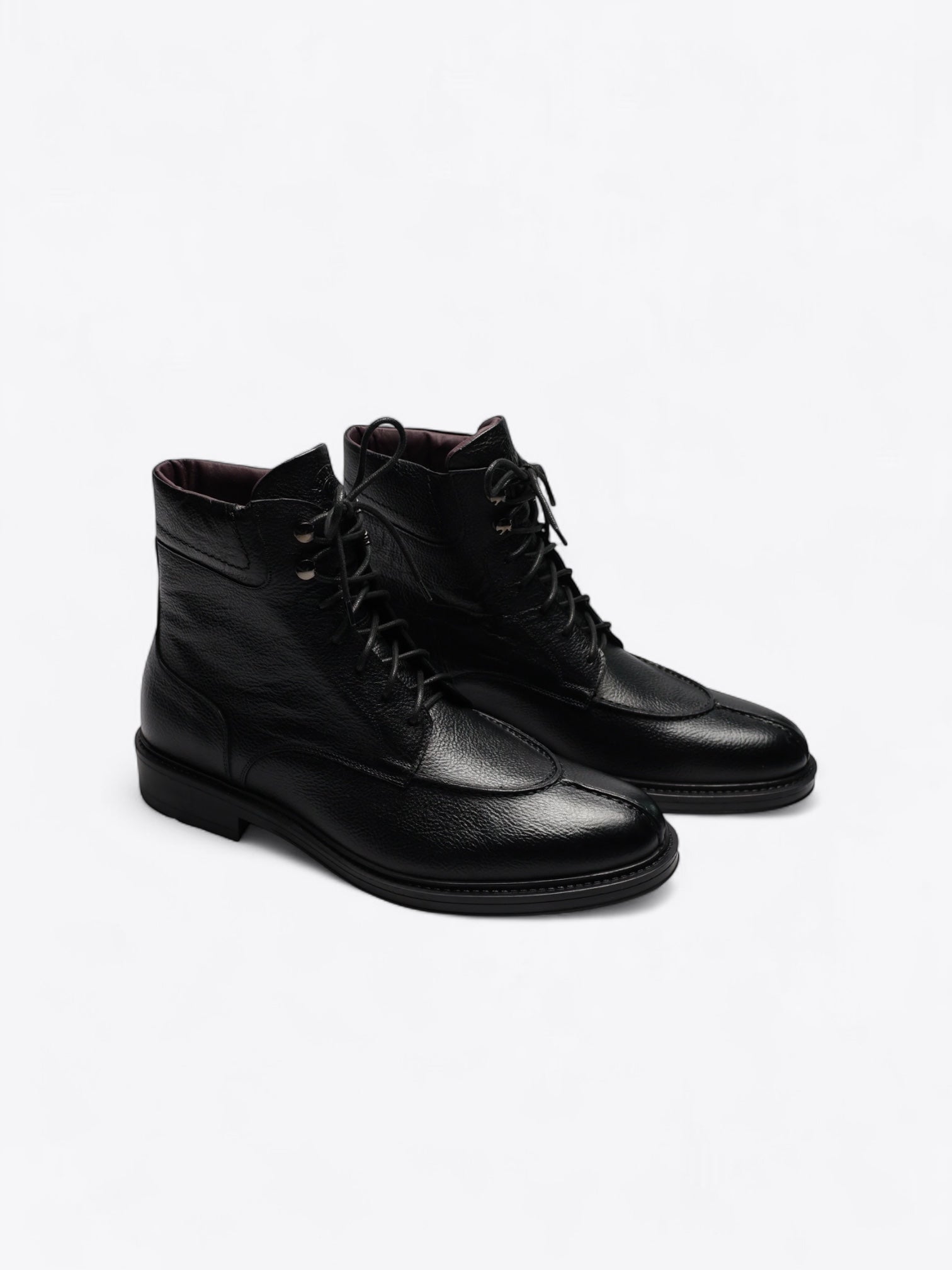 The Robin Black Calfskin Boots