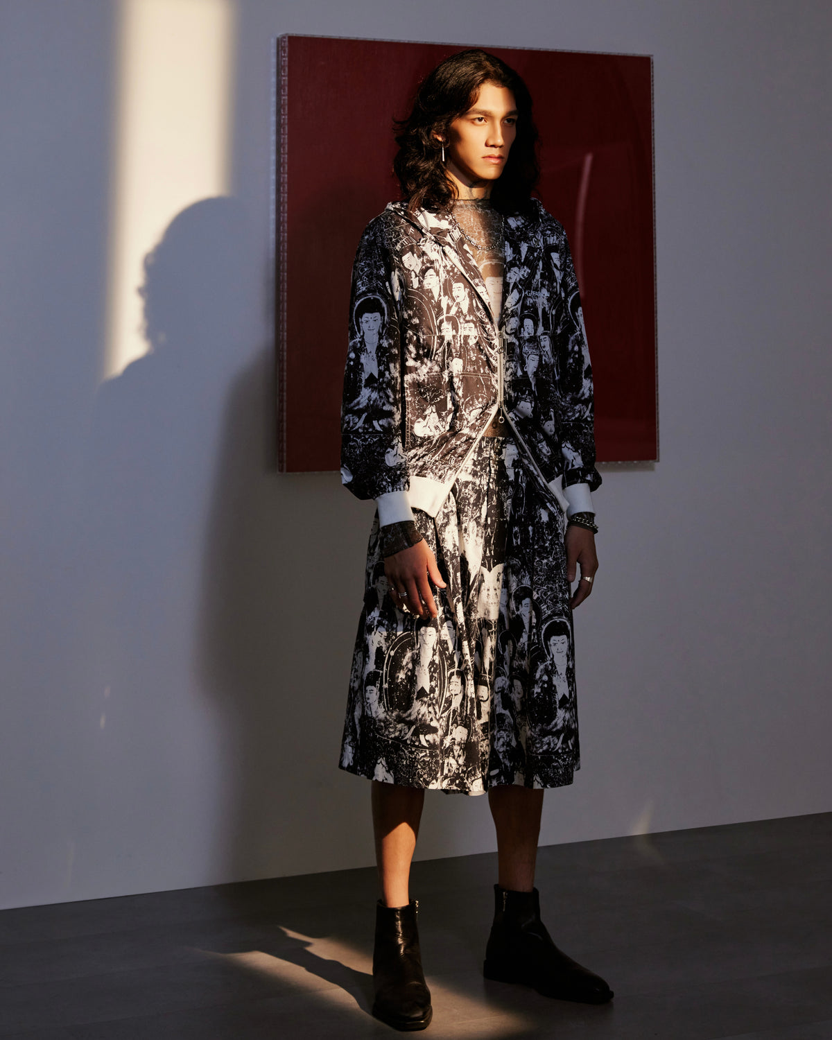 Buddha print pant skirt - G|Forever
