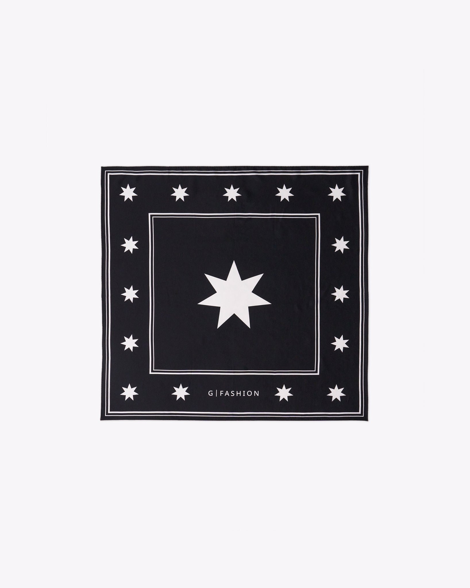 黑色七芒星围巾    