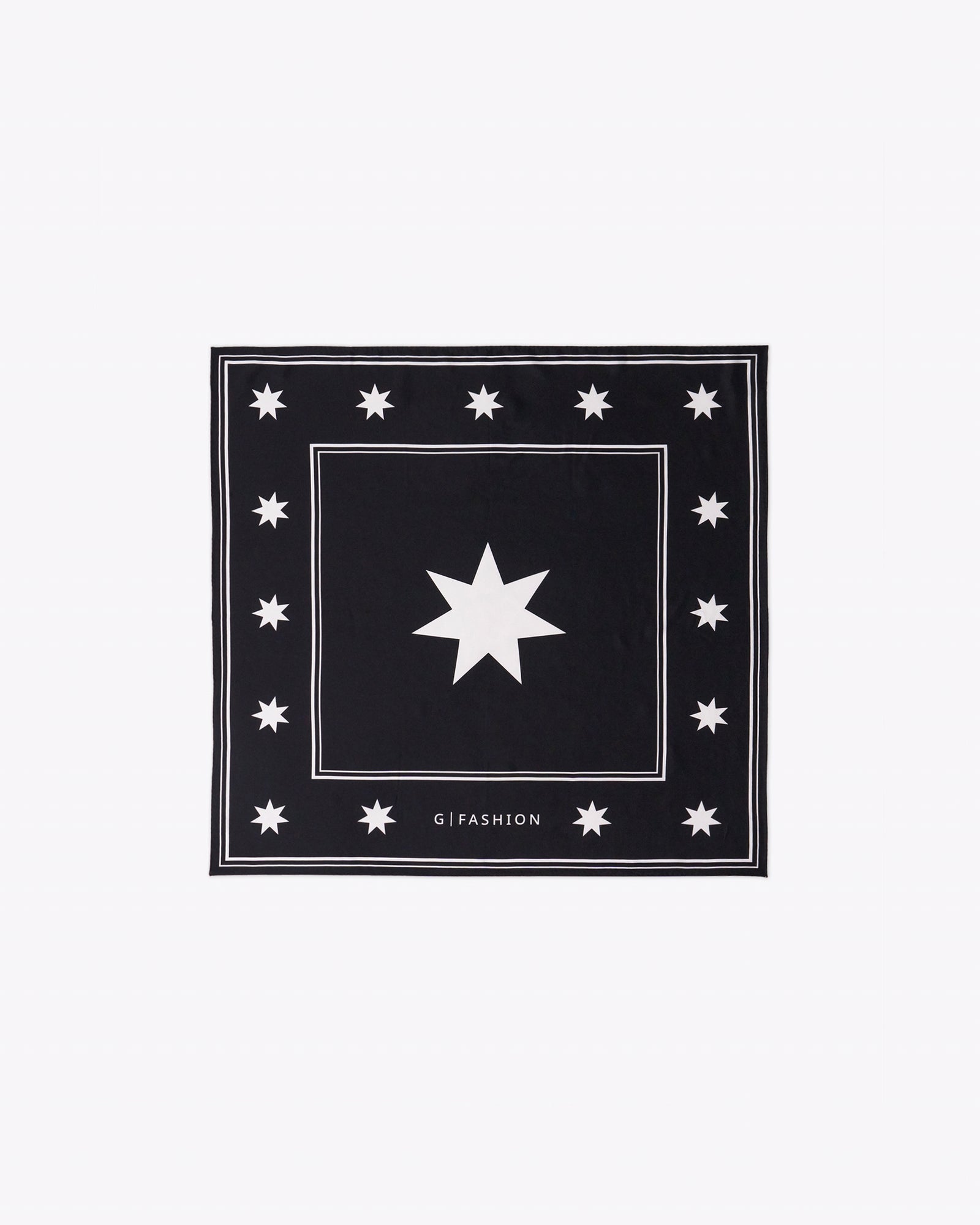 Stars black scarf
