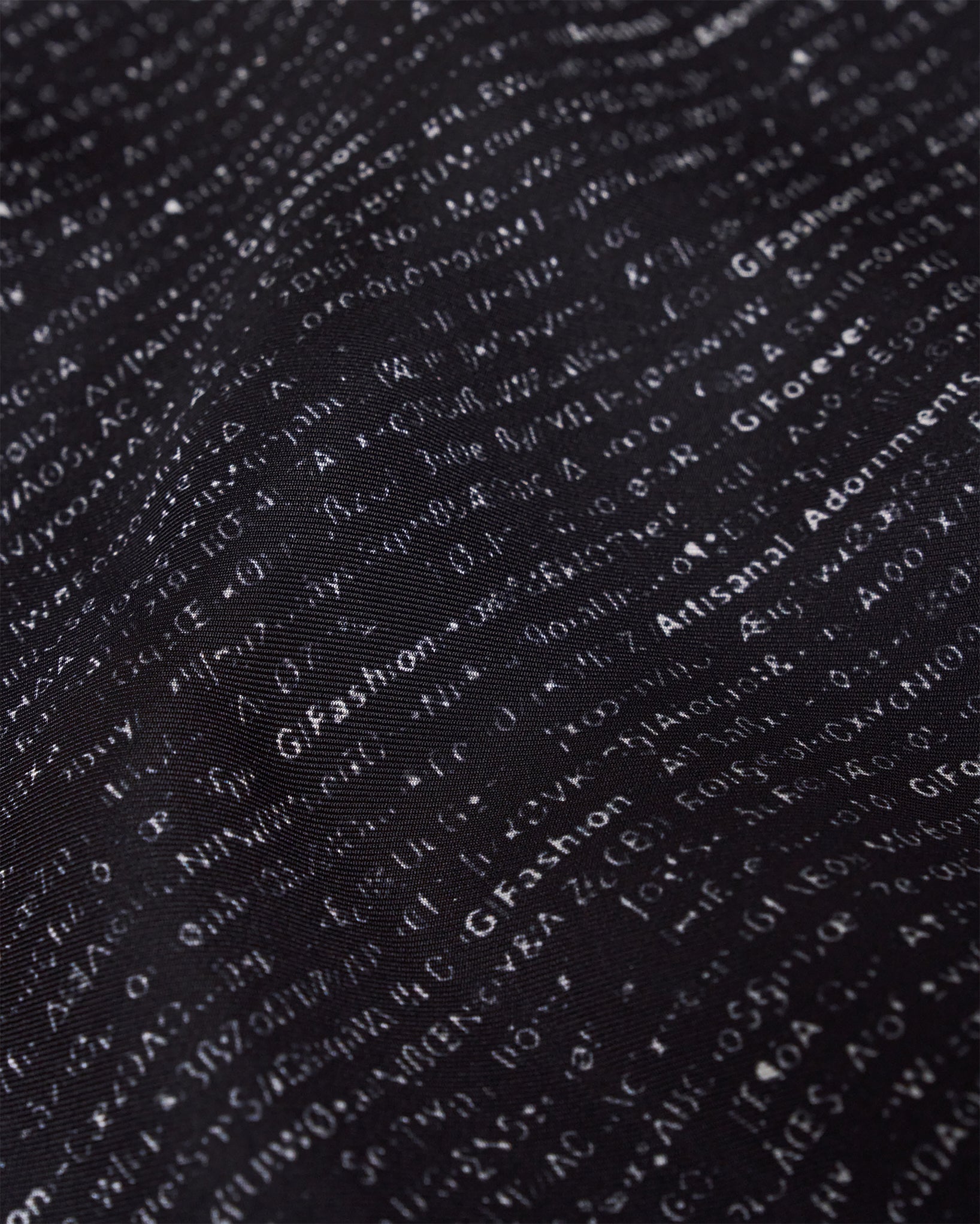 黑丝长方形围巾    