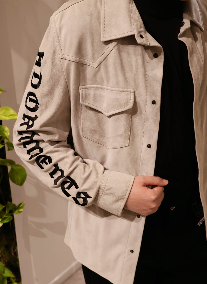 GREY GOAT SUEDE SHIRT