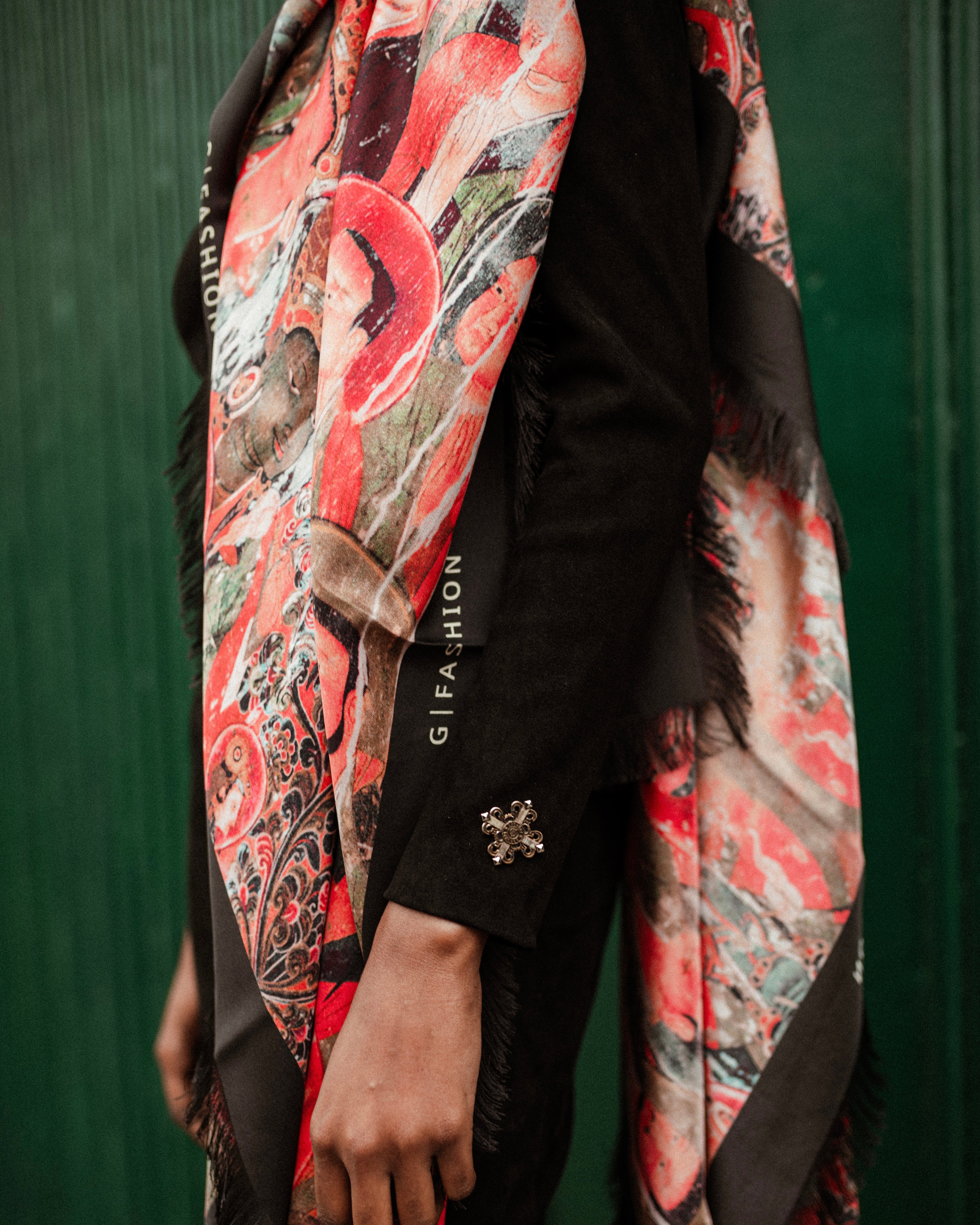 BLACK GOAT SUEDE DRESS