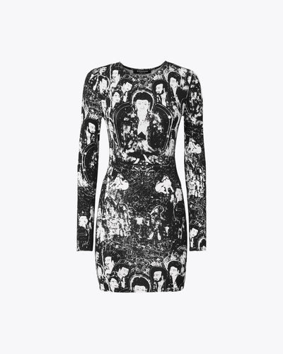 Buddha bodycon mini-dress