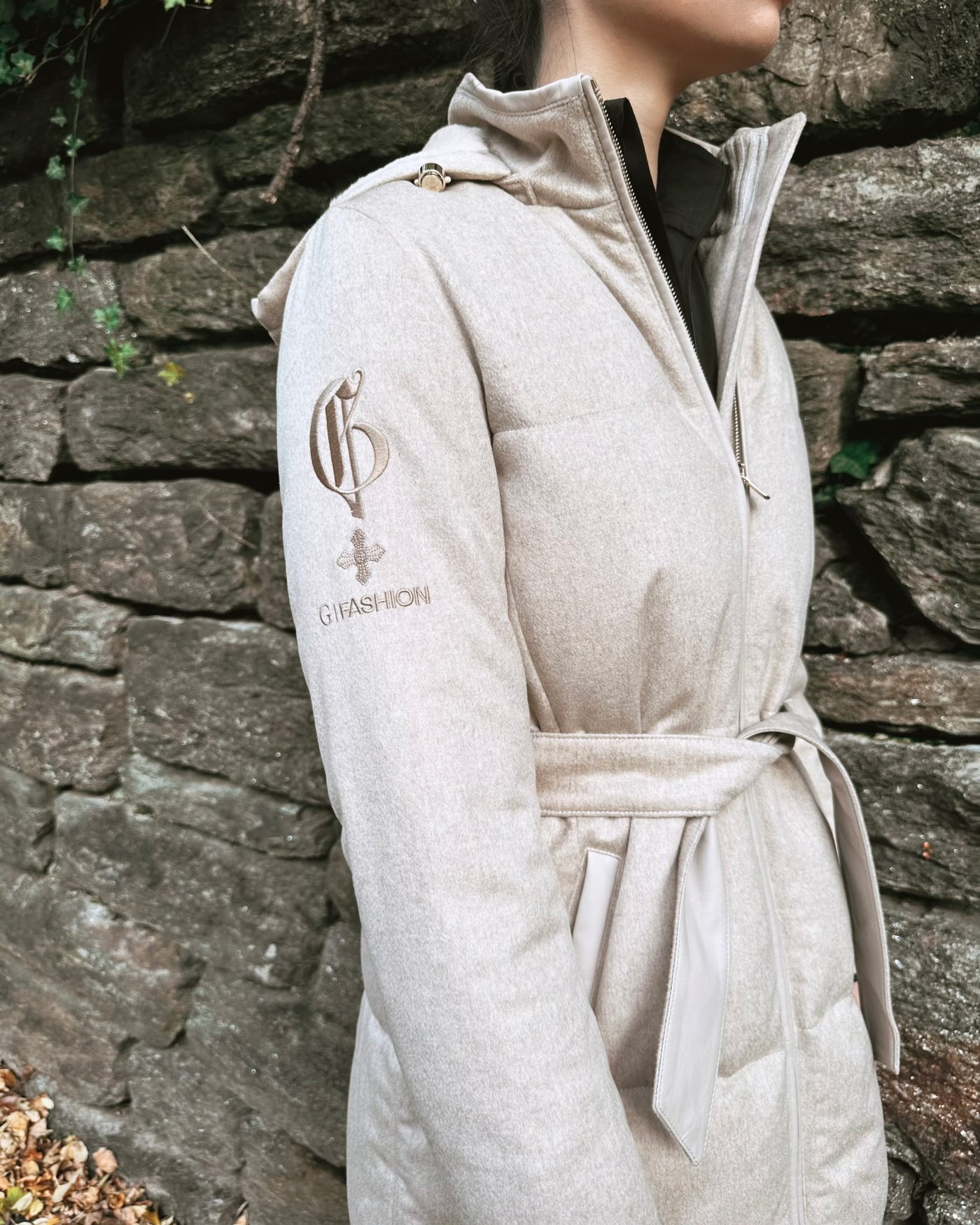 KNEE-LENGTH CASHMERE PARKA