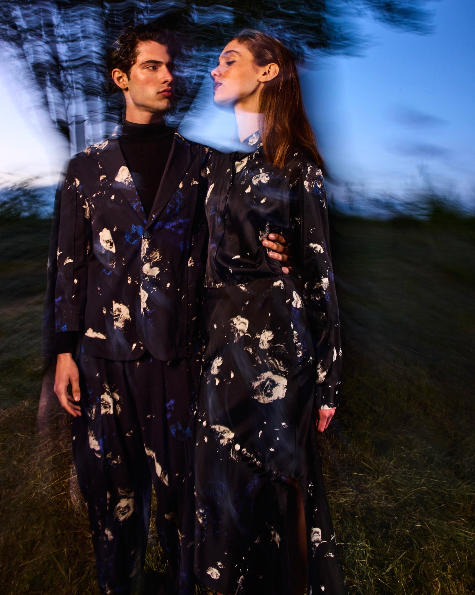 UNISEX MIDNIGHT GARDEN BLAZER