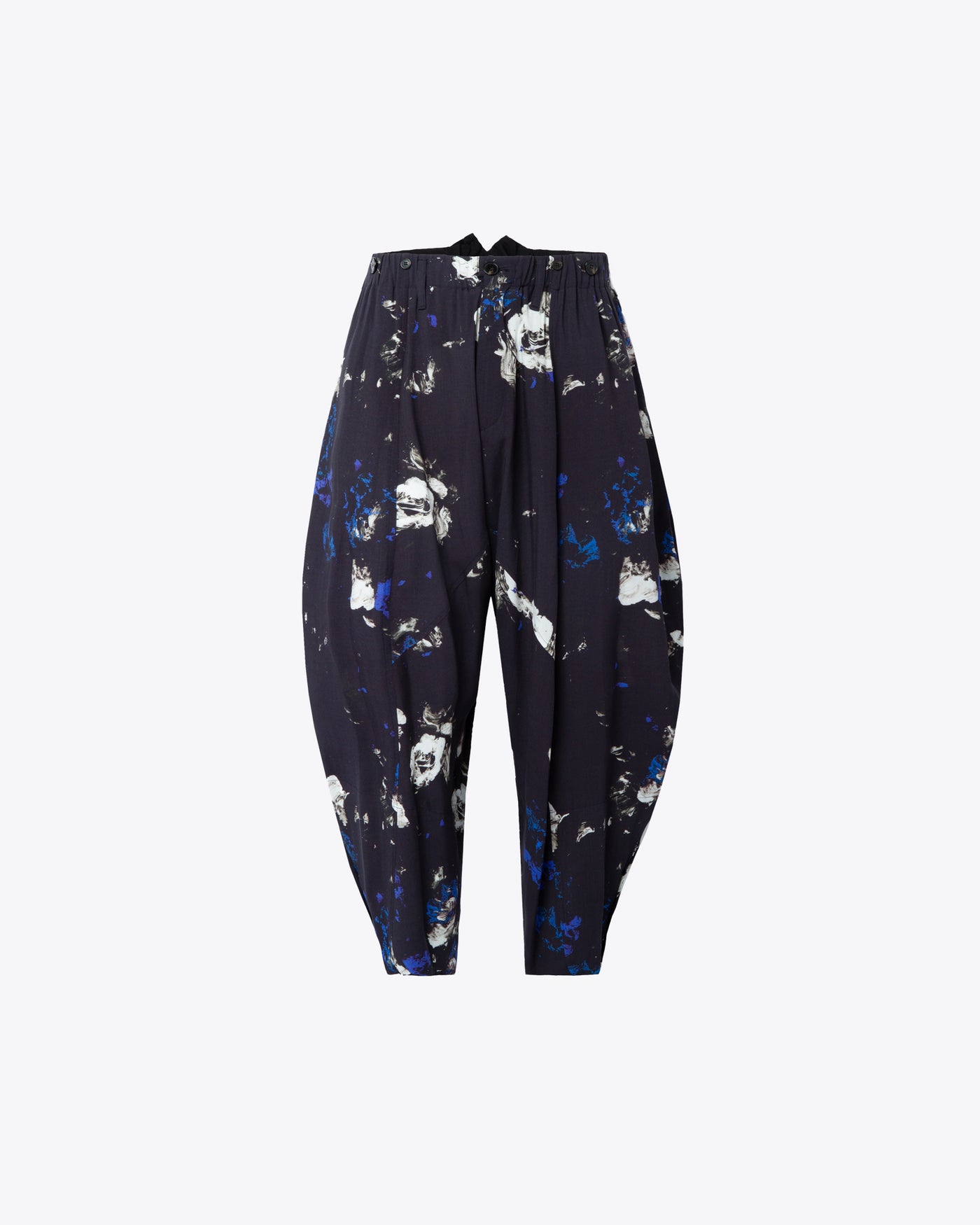 MIDNIGHT GARDEN BLUE BAGGY PANTS